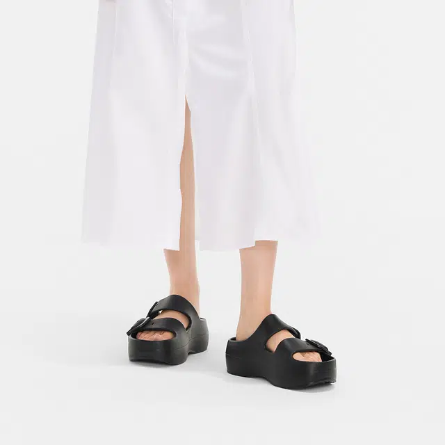 CHARLESKEITH ck EVA 5cm BlackWhitePink