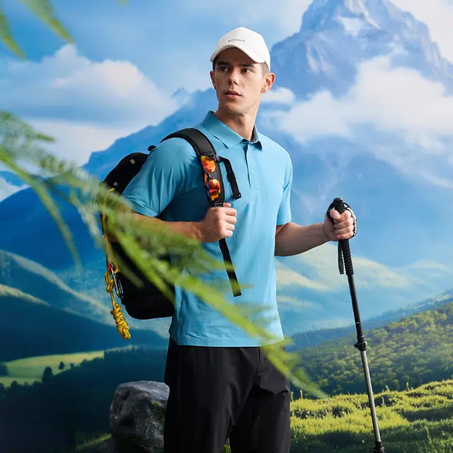 SPYDER HIKINGlogoPolo