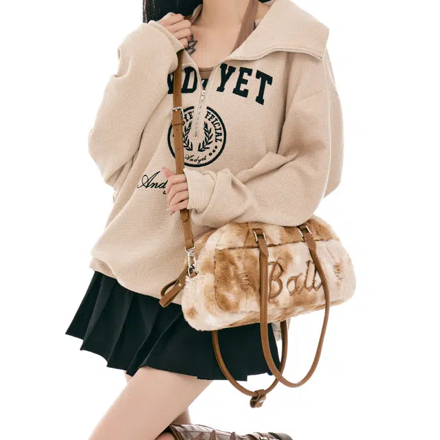 VFVF BAG OFFICAL PU Apricot Brown Camouflage
