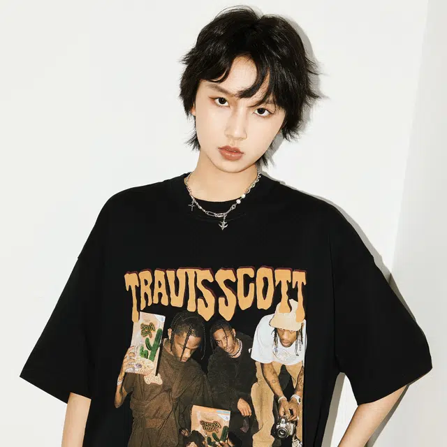 魔物 冷酷火焰小众个性时尚潮酷嘻哈 钛钢 项链 男女同款情侣款