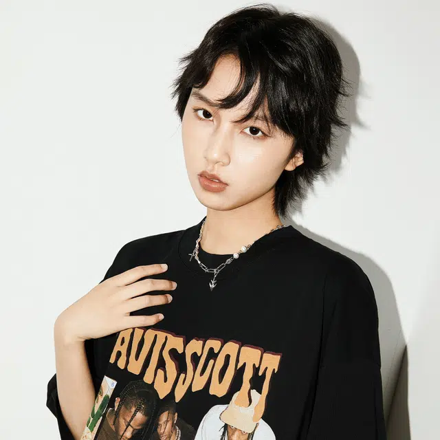 魔物 冷酷火焰小众个性时尚潮酷嘻哈 钛钢 项链 男女同款情侣款