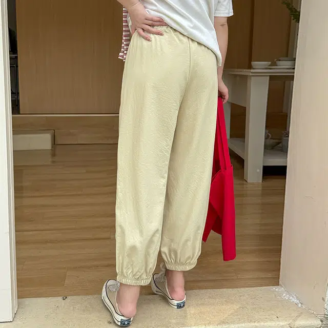 惟友 胖妹妹显瘦女装大码女裤子胖女孩长裤束脚裤 胖女生穿搭胖人秋款秋装休闲裤 女款