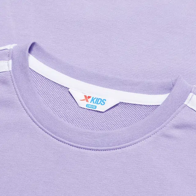 特步 套头舒适长袖卫衣简约百搭柔软裤子休闲运动套装 儿童款