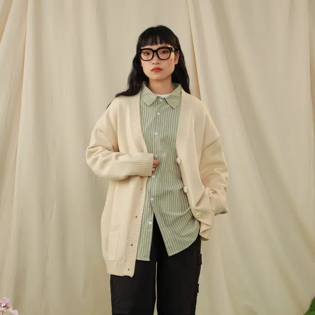 BRUMAIRE V-Neck Cardigan