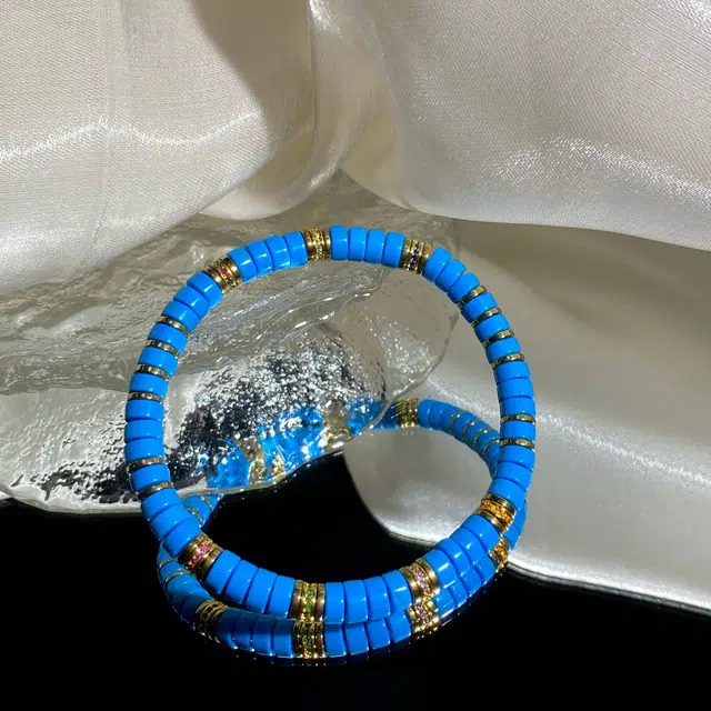 鲤晶 高级感 小众设计 潮流 琉璃 玉石手串 男女同款情侣款