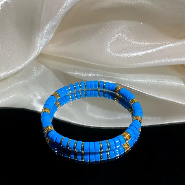 鲤晶 高级感 小众设计 潮流 琉璃 玉石手串 男女同款情侣款