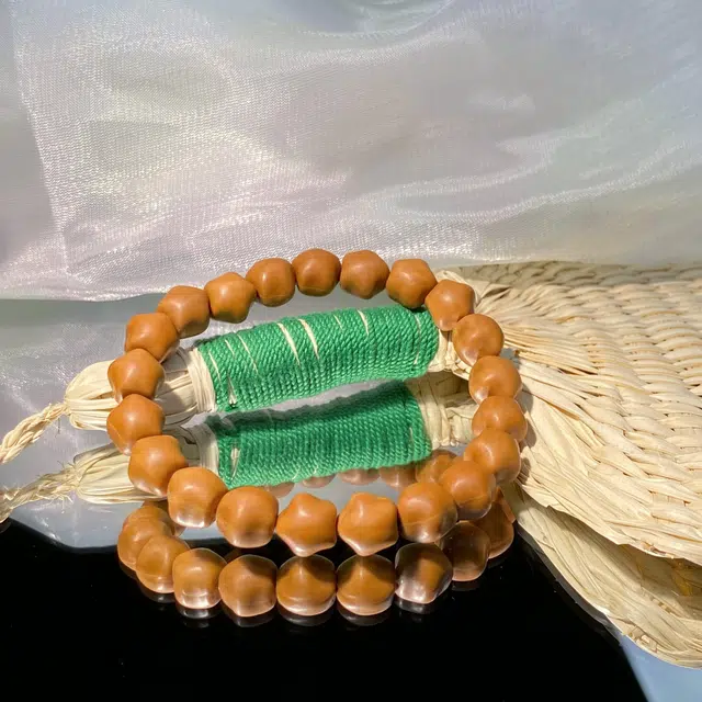 鲤晶 漫天繁星 星星形串珠 猴头核桃 手串 男女同款情侣款