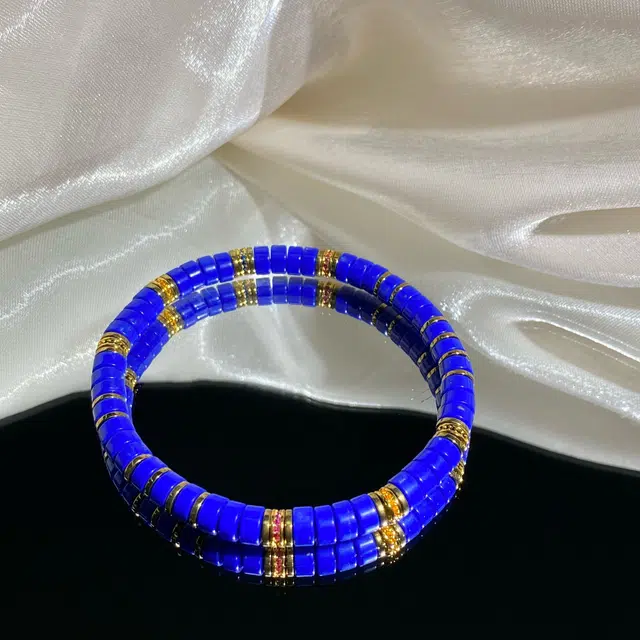 鲤晶 国潮新中式 轻奢小众 时尚 琉璃 手串 男女同款情侣款