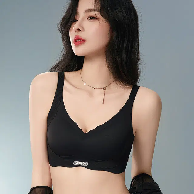 浪莎 无痕无钢圈小胸聚拢提拉不跑杯不空杯立体上托收副乳防下垂文胸 女款