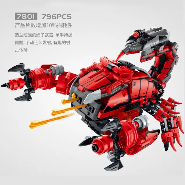 796pcs 7801