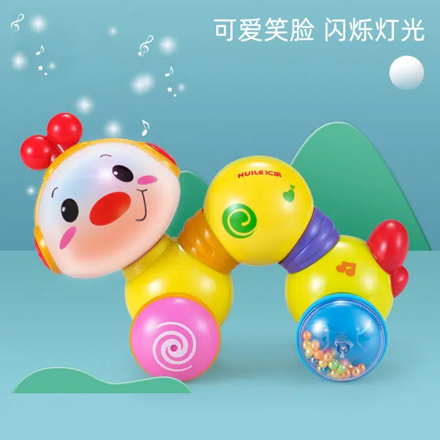 汇乐 爬行小虫 早教益智婴儿学步爬 益智玩具