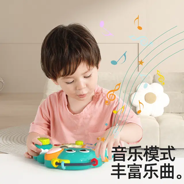 汇乐 小恐龙手指训练琴 手指探索音乐电子琴 早教益智玩具