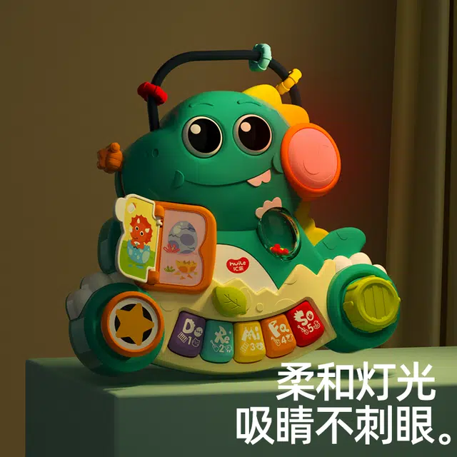 汇乐 小恐龙手指训练琴 手指探索音乐电子琴 早教益智玩具