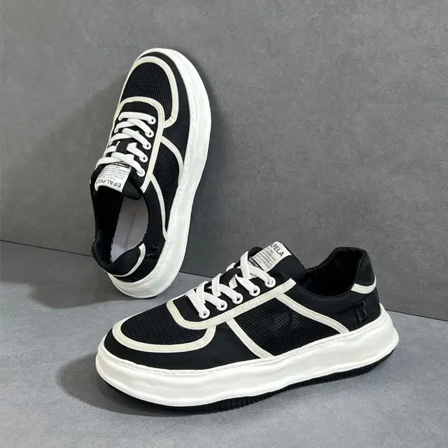 水丽星 潮流生活 轻便透气 低帮 板鞋 男款 黑色