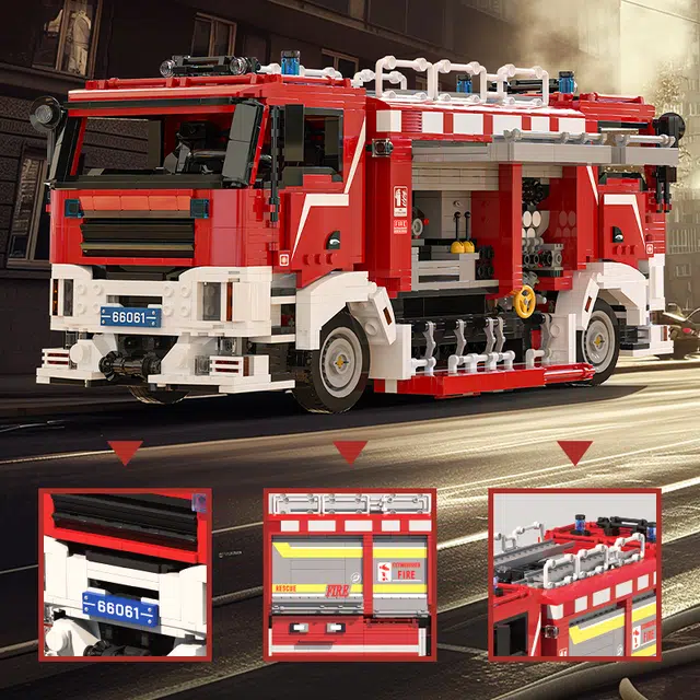BI-DIRECTIONAL DRIVING FIRE RESCUE VEHICLE 2713pcs YMXJM66061