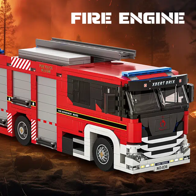 FIRE ENGINE 703pcs YMXJM66036