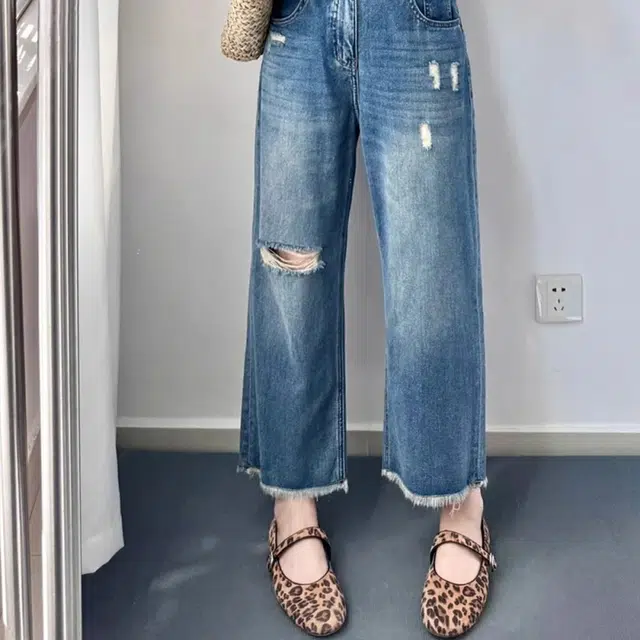 欧阳喜 时尚舒适潮流牛仔裤 女款