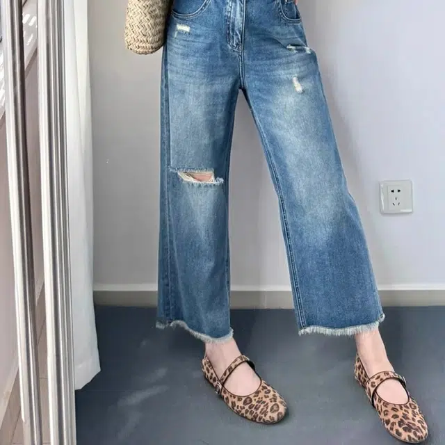 欧阳喜 时尚舒适潮流牛仔裤 女款