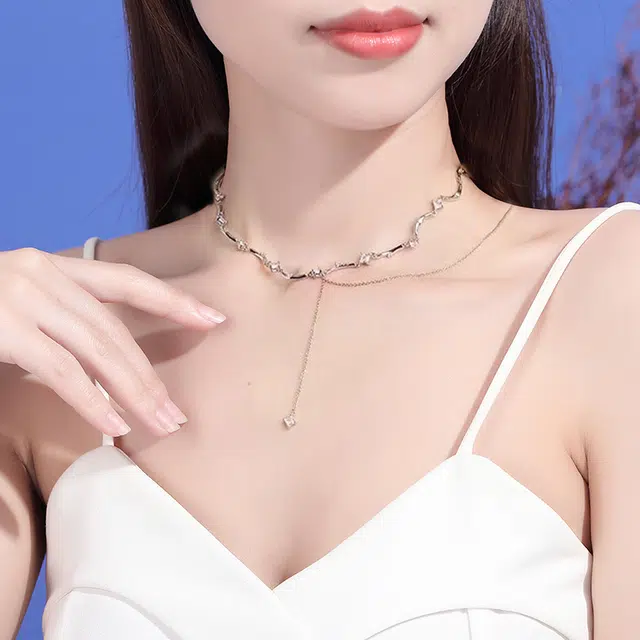 希遇 波浪异形 气质小众设计轻奢高级感 项链 女款