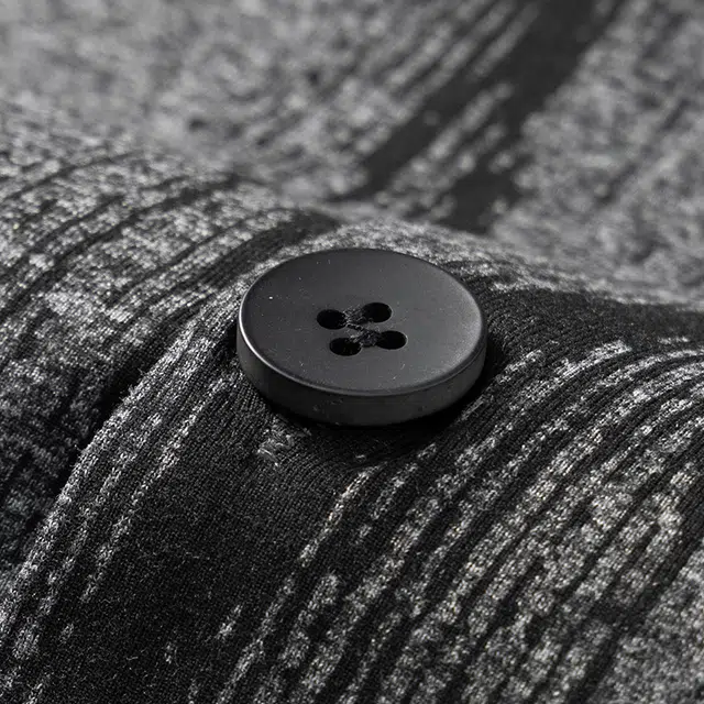 宫蝶 爽肤棉长袖满印家居服宽松复古开衫可外穿大码睡衣套装 男款