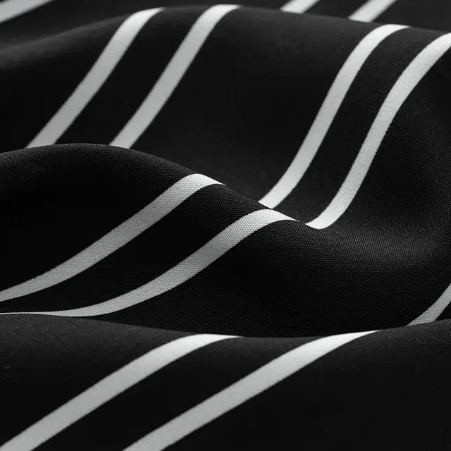 宫蝶 冰丝短袖家居服休闲复古风可外穿大码条纹开衫薄款睡衣套装 男款