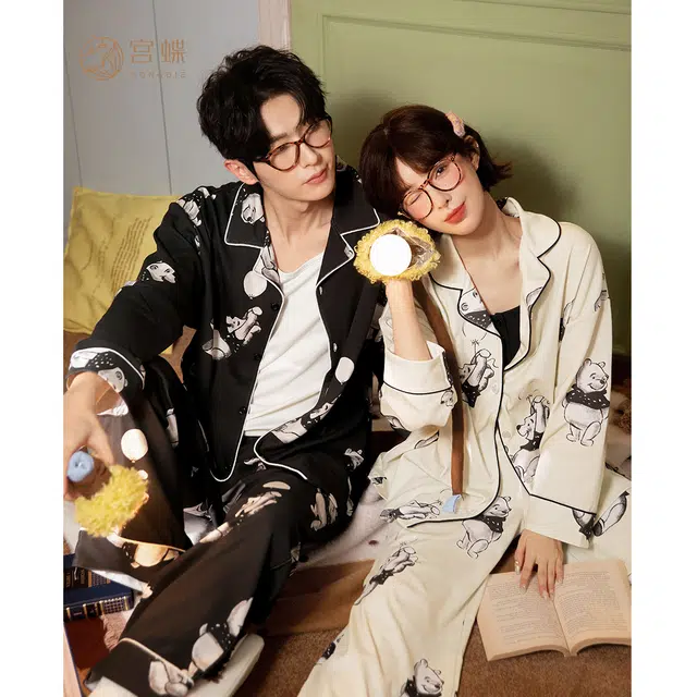 Gongdie x Disney Winnie the Pooh Pajama Set