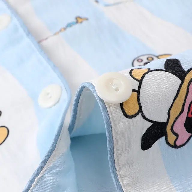 宫蝶 卡通长袖云朵棉家居服宽松休闲可外穿开衫甜美风睡衣套装 女款