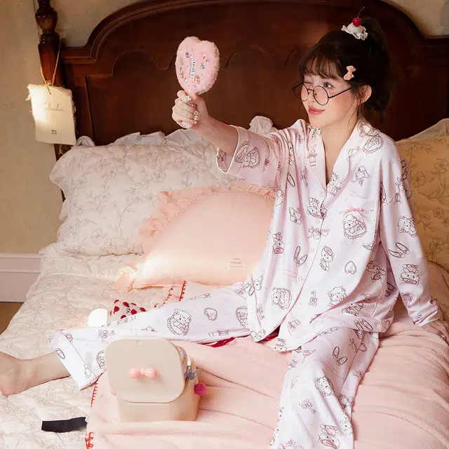 Mikko x Gongdie Collaboration Long Sleeve Cardigan Set