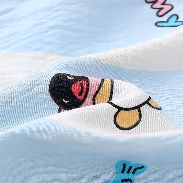 宫蝶 卡通长袖云朵棉家居服宽松休闲可外穿开衫甜美风睡衣套装 女款