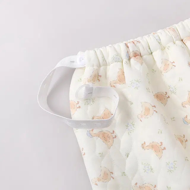 宫蝶 月子服夹层棉保暖长袖带胸垫产后产妇哺乳家居服可调节腰围睡衣套装 女款