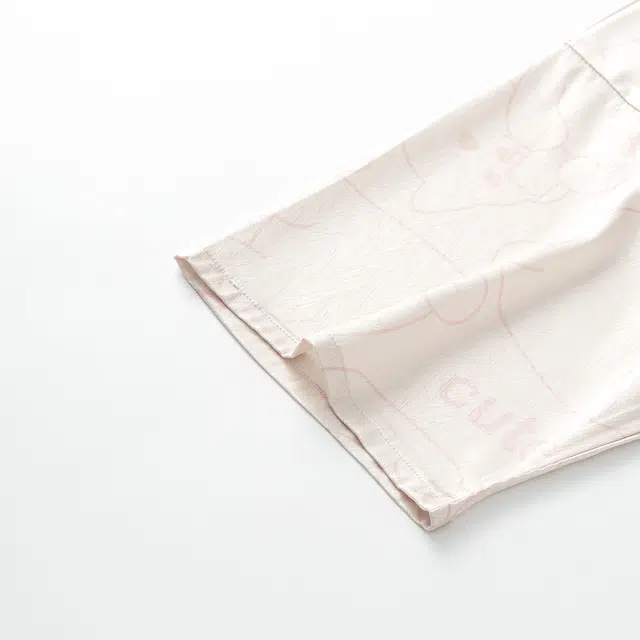 Gongdie Ice Silk Short Sleeve Pajamas