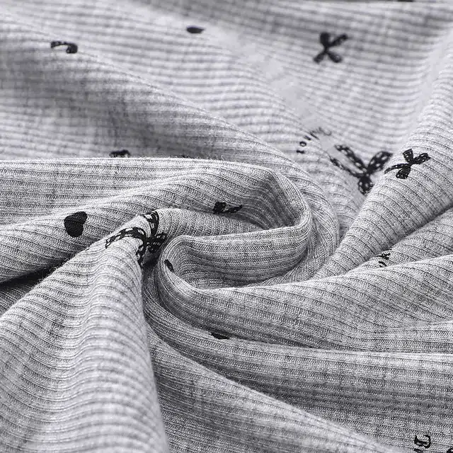 宫蝶 休闲甜美风家居服三件套小清新可外穿睡衣套装 女款