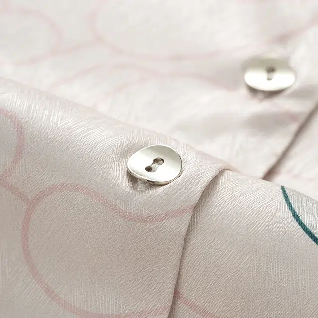 Gongdie Ice Silk Short Sleeve Pajamas