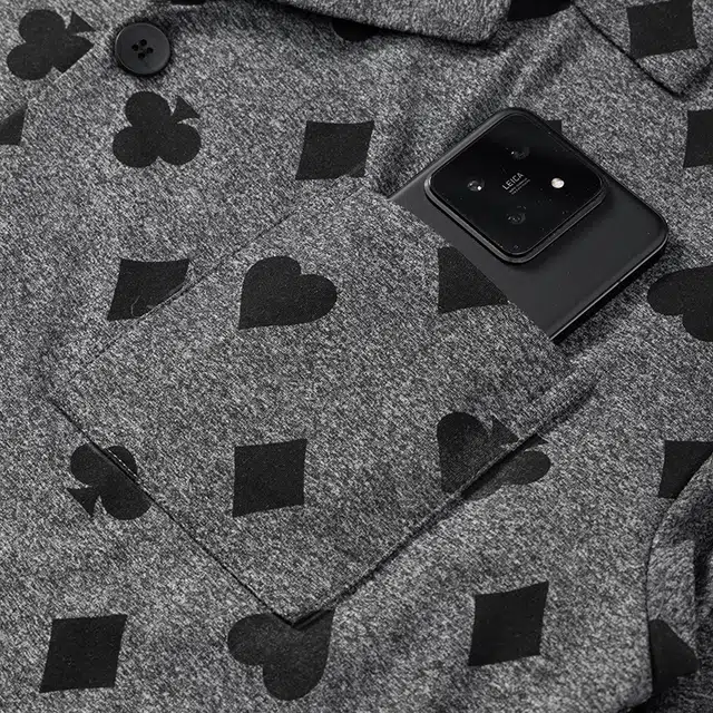 宫蝶 爽肤棉长袖开衫宽松复古家居服大码可外穿睡衣套装 男款