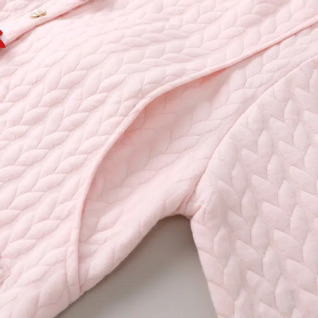 宫蝶 月子服产后哺乳带胸垫长袖产妇家居服夹层棉可调节腰围保暖睡衣套装 女款