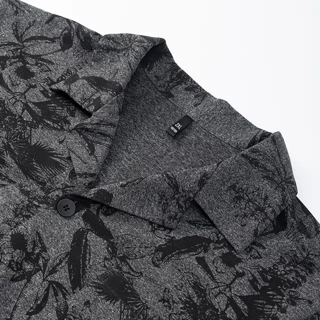 宫蝶 长袖爽肤棉开衫家居服宽松休闲大码可外穿复古风睡衣套装 男款