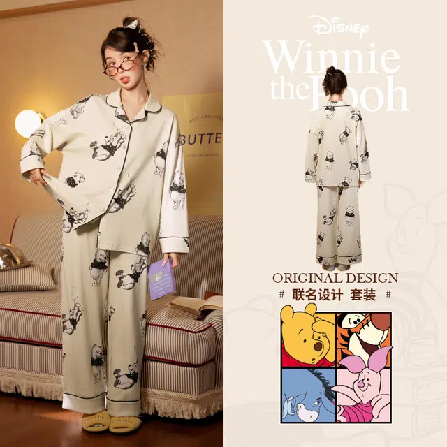Gongdie x Disney Winnie the Pooh Pajama Set