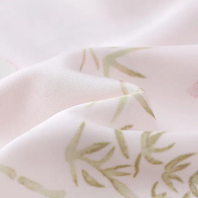 宫蝶 冰丝短袖长裤休闲薄款家居服满印可外穿开衫睡衣套装 女款