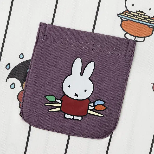 宫蝶 米菲纯棉长袖抗菌卡通休闲宽松家居服可外穿甜美风开衫睡衣套装 女款 礼盒装