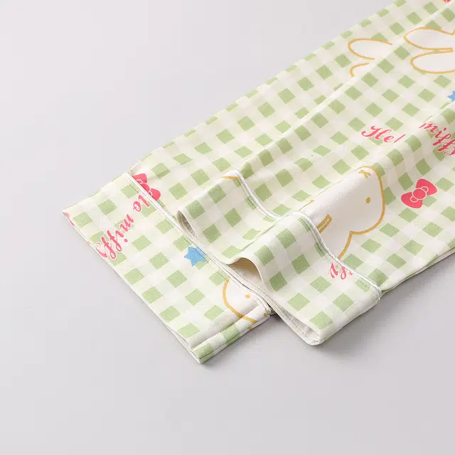 宫蝶 米菲长袖纯棉甜美风卡通家居服宽松休闲可外穿开衫睡衣套装 女款