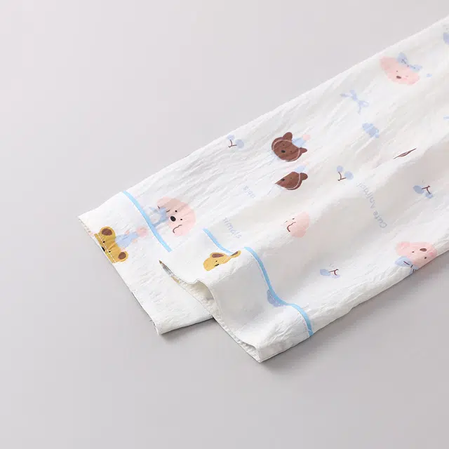 宫蝶 云朵棉卡通长袖家居服宽松甜美风休闲可外穿开衫睡衣套装 女款