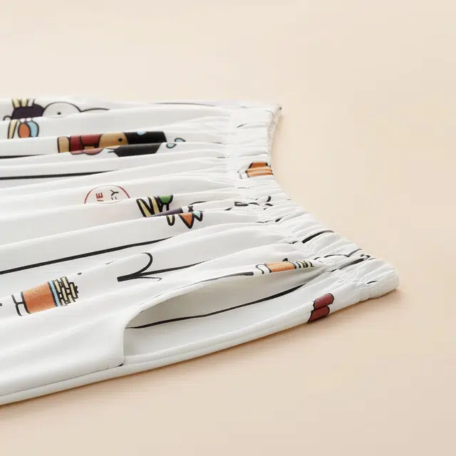 宫蝶 米菲纯棉长袖抗菌卡通休闲宽松家居服可外穿甜美风开衫睡衣套装 女款 礼盒装