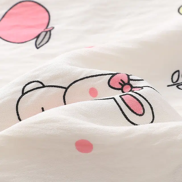 宫蝶 甜美风长袖云朵棉卡通家居服宽松休闲可外穿开衫睡衣套装 女款