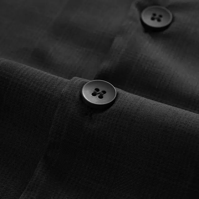 宫蝶 短袖冰丝薄款复古风家居服三件套可外穿休闲大码开衫睡衣套装 男款