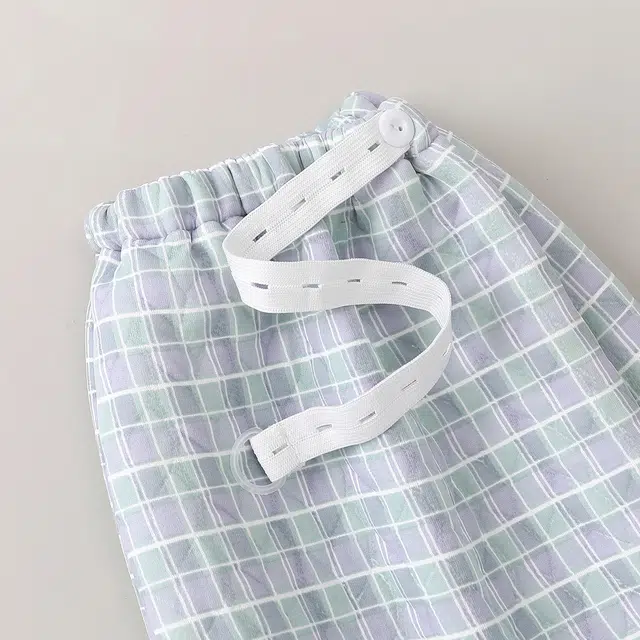 宫蝶 月子服保暖产后哺乳产妇夹层棉家居服长袖带胸垫可调节腰围睡衣套装 女款