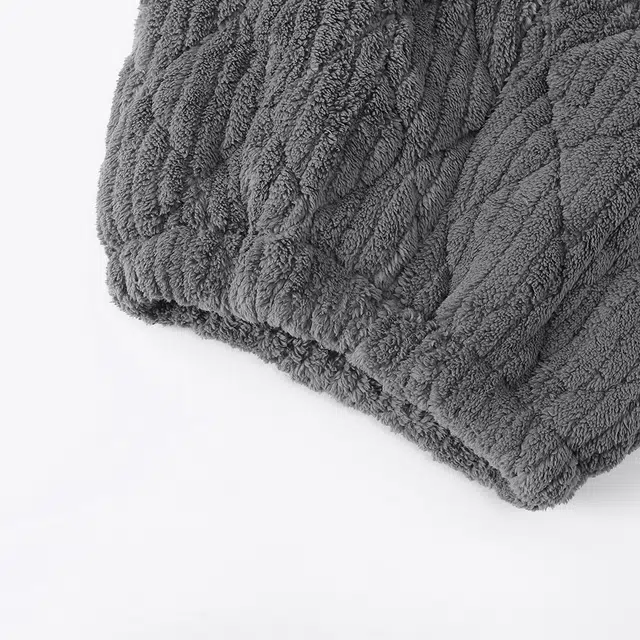 宫蝶 蓄温型加厚三层夹棉珊瑚绒家居服可外穿休闲开衫保暖冬季睡衣套装 男款 深灰色