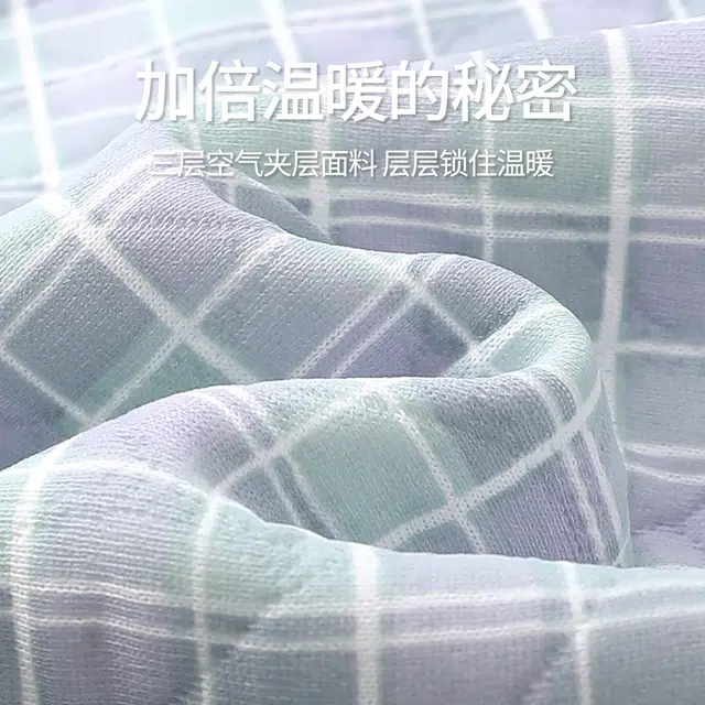 宫蝶 月子服保暖产后哺乳产妇夹层棉家居服长袖带胸垫可调节腰围睡衣套装 女款