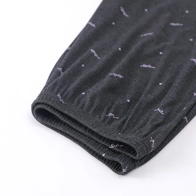 宫蝶 甜美风家居服三件套休闲可外穿小清新睡衣套装 女款