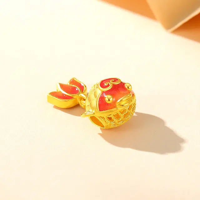 完美爱 黄金锦鲤学业上岸手绳 国潮纯金余生有你招财好运手饰 足金 一口价 手链 女款