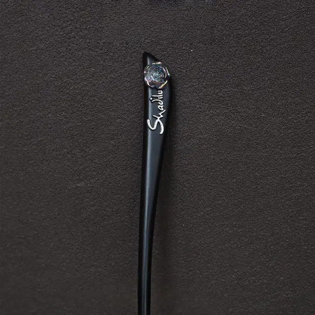 暖瞳 简约古风汉服旗袍古装 合金字母 发簪 女款